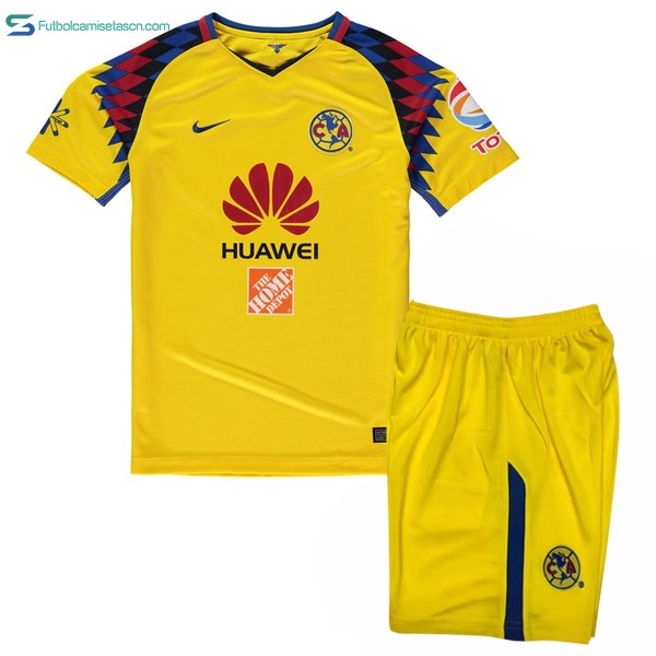 Camiseta Club América 3ª Niños 2017/18 Amarillo